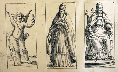 Cartões de tarô do século XVII por Giuseppe Maria Mitelli