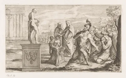Sacrifícios de Enéas à Apollo
Coelicolum Regi mactat in littore taurum (título sobre o objecto)
As tentações de Enéas (título da série)
L