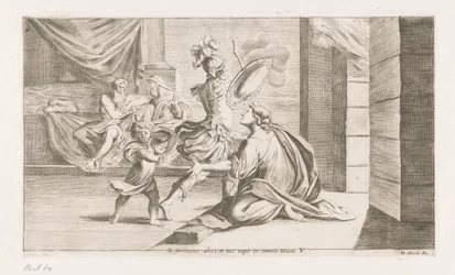 Aeneas parte para o voo de strijd Se você está prestes a perecer, você irá nos arrebatar em todas as coisas (título no objeto) Omzwervingen van Aeneas (título da série) L