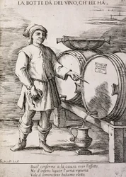 Barrica dando vinho que contém, Provérbio