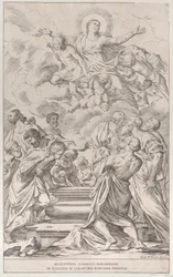 Placa 2: a Assunção da Virgem, 1678.