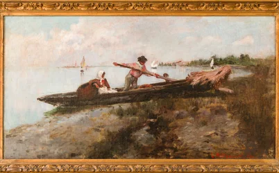 Saída de Cavallino (pintura a óleo sobre tela)