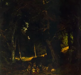 Acampamento Cigano, de Giuseppe Palizzi