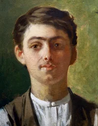 Auto-retrato quando jovem