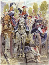 Primeiro Império, Guerra de Espanha: "A carga da cavalaria polaca na Batalha de Somosierra em 1808" Primeiro Império: a carga polaca durante a Batalha de Somosierra em 30 de novembro
