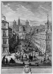 Santa Maria Maggiore vista da Piazza delle Quattro Fontane