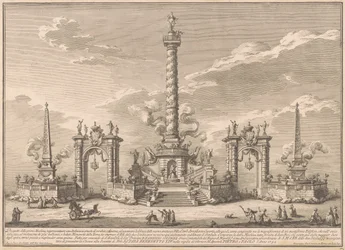 A Prima Macchina para a Chinea de 1752: A Deliziosa aludindo à Villa Carl