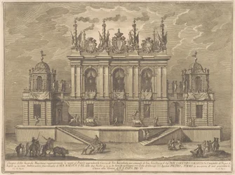 A Seconda Macchina para a Chinea de 1775: Uma tourada, 1775.