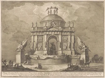 A Prima Macchina para a Chinea de 1773: O Templo da Paz
