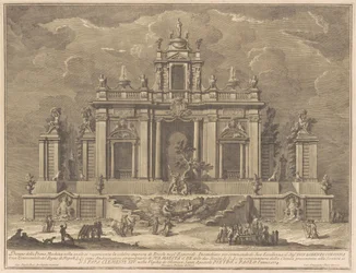 A Prima Macchina para a Chinea de 1774: Hércules e o Dragão no Jardim das Hespérides