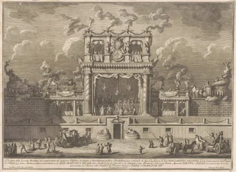 A Seconda Macchina para a China de 1769: um edifício para entretenimento público