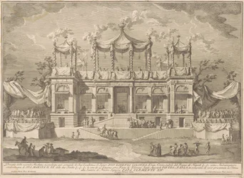 A Seconda Macchina para a Chinea de 1770: o pórtico do mercado de peixe