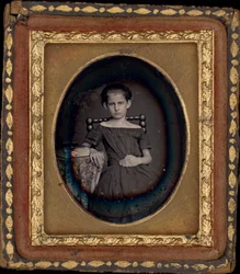 Retrato de uma rapariga,c. 1850 (foto)