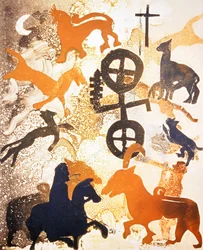 Moonlight, 2000(monoprint)
