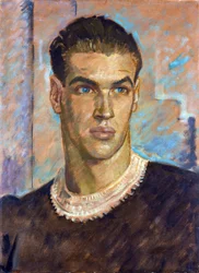 Retrato de André Eglevsky 1937 (óleo sobre tela)