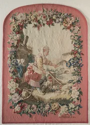 Painel e estrutura de proteção contra incêndio, c. 1775.