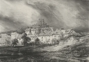 Castelo de Pont-Gibaud, 1830.