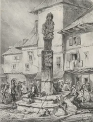 Cruz de Chaudesaigues, 1831.