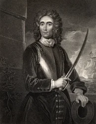 John Benbow, gravado por W.T. Mote, de 