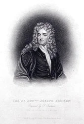 The Rt Hon Joseph Addison (gravura)