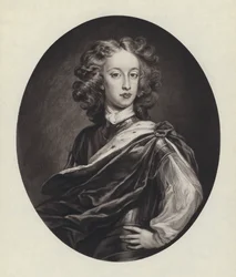William, Duque de Gloucester, Filho da Rainha Ana (litho)