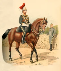 O 6º Regimento de Cavaleiros Hussardos, Canadá, 1890.