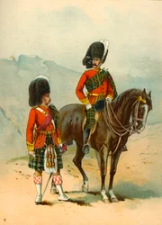 Os 72nd - Highlanders de Seaforth, 1890.