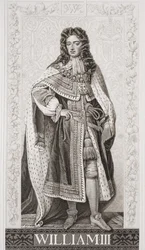 William III (1650-1702) de "Ilustrações da História Escocesa e Inglesa" II