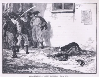 O assassinato do conde Lamberg, 1849