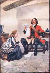 Não pôde conter-se, mas deve ter sua opinião sobre o seu trabalho, de Lorna Doone pub.by W & R Chambers Ltd, 1921