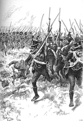 Eles quebraram e fugiram na direção de Maida, 1902