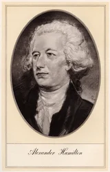 Alexander Hamilton, político americano, início do século XX.