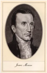 James Monroe, quinto presidente dos Estados Unidos, início do século XX.