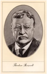 Theodore Roosevelt, 26º presidente dos Estados Unidos, início do século 20.