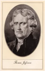 Thomas Jefferson, terceiro presidente dos Estados Unidos, início do século XX
