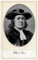 William Penn, fundador da Pensilvânia, início do século XX.