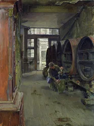 Na fábrica de vinagre em Hamburgo, 1891