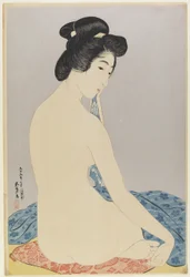 Mulher depois do banho, julho de 1920