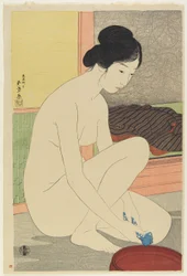 Mulher no banho, outubro de 1915