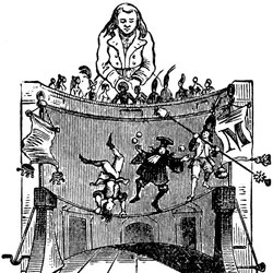 Ilustração para "As Viagens de Gulliver", escrita por Jonathan Swift