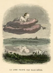 Ilustração para o romance "Un Autre Monde" de Henri Fournier