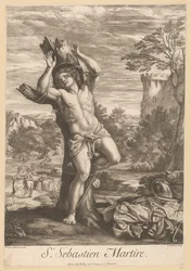 H. Sebastiaan
St. Sebastien Martire (título sobre o objecto)
