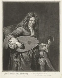 Retrato do Compositor Charles Mouton (c.1626-1710)