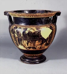 Coluna Krater, Sótão, 530-520 aC (cerâmica)