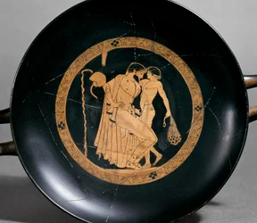 Copa de figuras vermelhas (cerâmica)