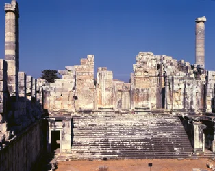 A Grande Escadaria do Templo de Apolo, c.336 aC
