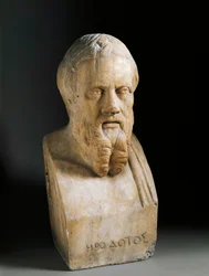 Busto de Heródoto, século IV a.C.