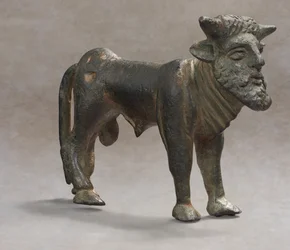 Um Acheloos grego em bronze, c. 500-450 a.C.