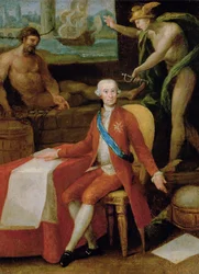 Retrato de José Monino, Conde de Floridablanca (óleo sobre tela)