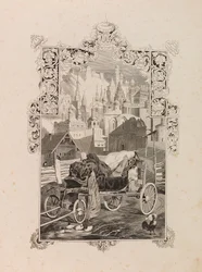 Frontispício da novela Tarantas The Tarantass de Vladimir Sollogub, 1845.